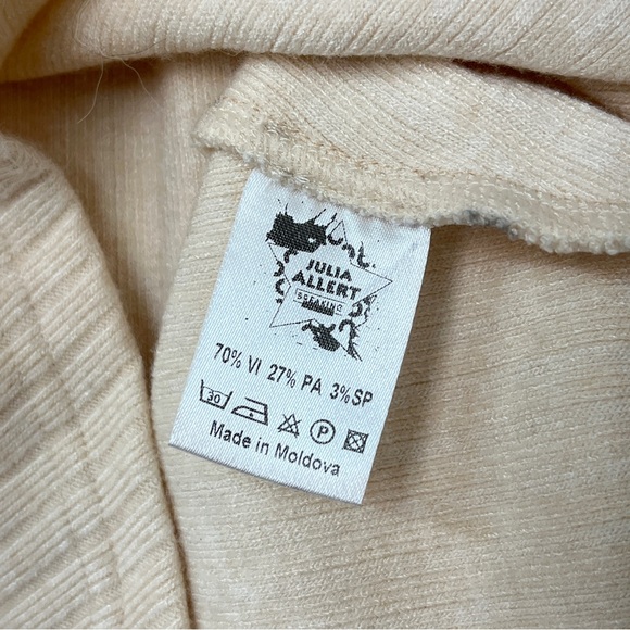 Julia Allert Rib Knit Asymmetric Blouse - Picture 8 of 8